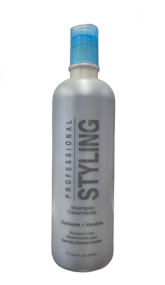 Shampoo Styling Professional Matizante+Keratina 500ml