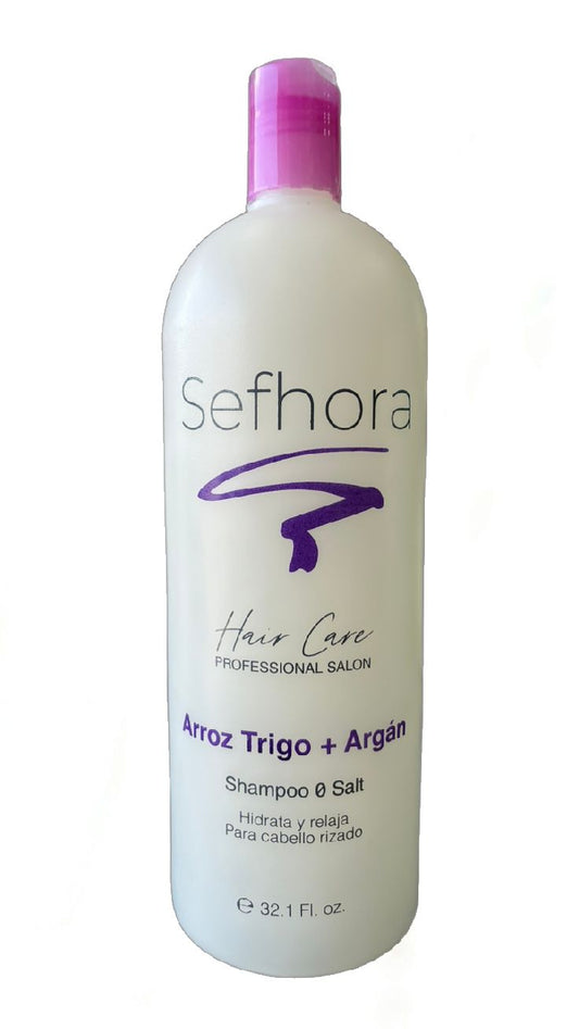 Shampoo Sefhora Arroz Trigo+Argan 1000ml