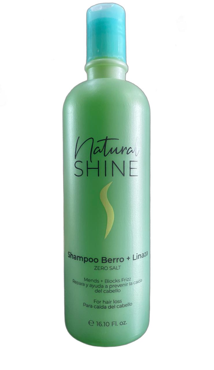 Shampoo Natural Shine Berro+Linaza 500ml