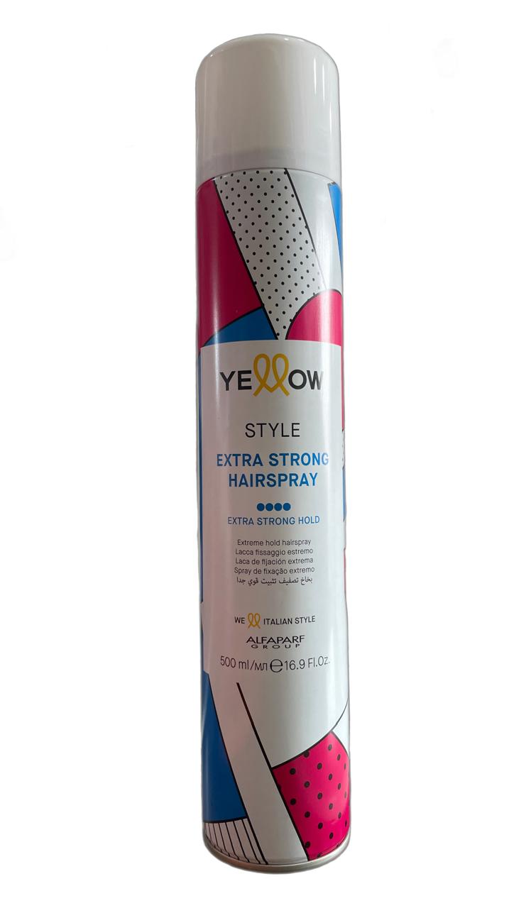 Yellow Style extra strong hairspray 500ml.